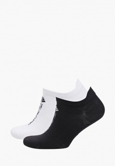 Носки 2 пары, adidas by Stella McCartney, цвет: белый, черный. Артикул: RTLAAK643701. adidas by Stella McCartney