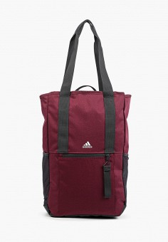 Рюкзак, adidas, цвет: бордовый. Артикул: RTLAAK651101. Аксессуары / Рюкзаки / Рюкзаки
