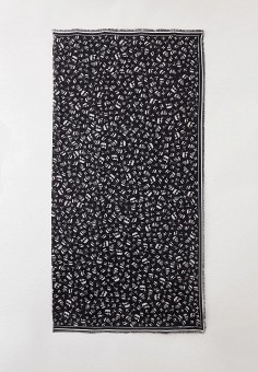 Платок, Karl Lagerfeld, цвет: черный. Артикул: RTLAAK729001. Premium / Аксессуары / Платки и шарфы