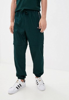 Брюки спортивные, adidas Originals, цвет: зеленый. Артикул: RTLAAK793501. Одежда / Брюки / Спортивные брюки