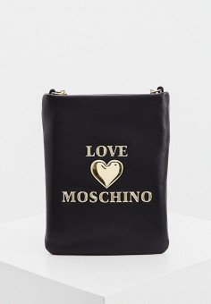 Сумка, Love Moschino, цвет: черный. Артикул: RTLAAK977001. Love Moschino
