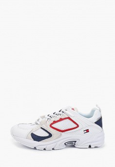 Кроссовки, Tommy Jeans, цвет: белый. Артикул: RTLAAL135202. Обувь / Кроссовки и кеды / Tommy Jeans