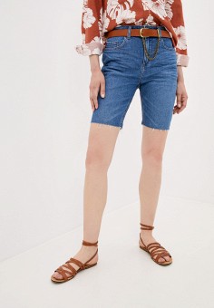Шорты джинсовые, Roxy, цвет: синий. Артикул: RTLAAL417301. Одежда / Шорты / Roxy