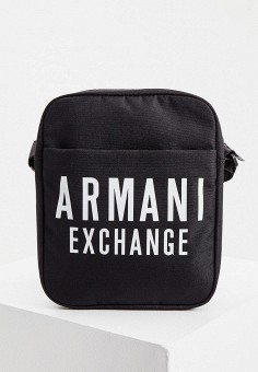 Сумка, Armani Exchange, цвет: черный. Артикул: RTLAAL736801. Аксессуары / Сумки / Сумки через плечо