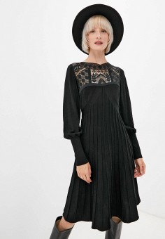 Платье, Alberta Ferretti, цвет: черный. Артикул: RTLAAM146201. Alberta Ferretti