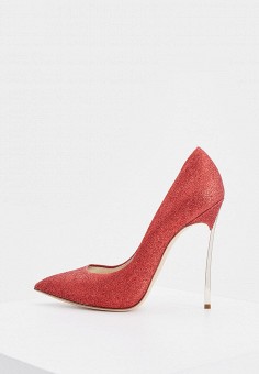 Туфли, Casadei, цвет: красный. Артикул: RTLAAM150701. Premium / Casadei