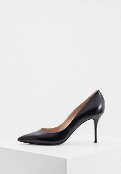 Туфли, Casadei, цвет: черный. Артикул: RTLAAM151401. Premium / Casadei
