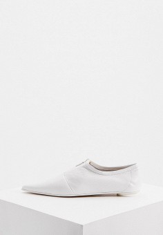 Туфли, MM6 Maison Margiela, цвет: белый. Артикул: RTLAAM412501. Premium / Обувь / Туфли