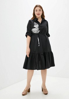 Платье, Rainrain, цвет: черный. Артикул: RTLAAM454201. Rainrain