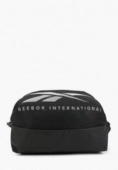Сумка спортивная, Reebok, цвет: черный. Артикул: RTLAAN003001. Аксессуары / Сумки / Спортивные сумки