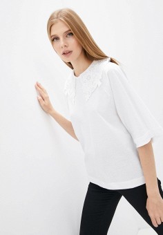 Блуза, Vivetta, цвет: белый. Артикул: RTLAAN138201. Одежда / Блузы и рубашки / Блузы / Vivetta