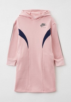 Платье, Nike, цвет: розовый. Артикул: RTLAAN151601. Девочкам / Одежда