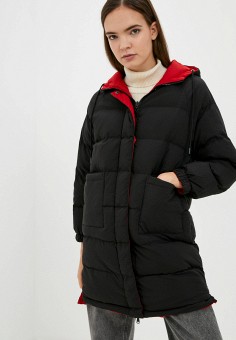 Куртка утепленная, Macleria, цвет: красный, черный. Артикул: RTLAAN189801. Macleria