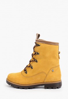 Ботинки, Tapiboo, цвет: желтый. Артикул: RTLAAN201001. Девочкам / Обувь / Ботинки