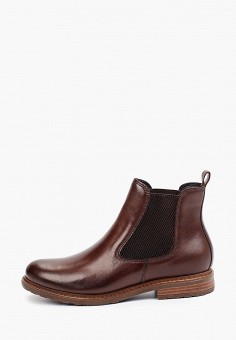 Ботинки, Tamaris, цвет: коричневый. Артикул: RTLAAN334301. Обувь / Ботинки / Челси