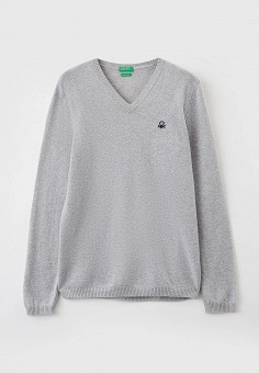 Пуловер, United Colors of Benetton, цвет: серый. Артикул: RTLAAN345701. United Colors of Benetton