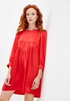 Платье, Rinascimento, цвет: красный. Артикул: RTLAAN373401. Одежда / Платья и сарафаны / Повседневные платья / Rinascimento