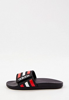 Сланцы, adidas, цвет: черный. Артикул: RTLAAN399601. Обувь / adidas