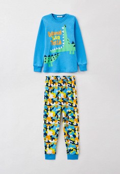Пижама, SleepShy, цвет: голубой, мультиколор. Артикул: RTLAAN912601. SleepShy