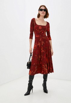 Платье, Desigual, цвет: красный. Артикул: RTLAAO053502. Desigual