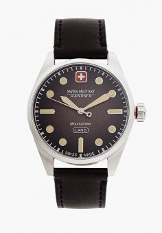 Часы, Swiss Military Hanowa, цвет: черный. Артикул: RTLAAO426901. Аксессуары / Часы