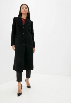 Пальто, Emporio Armani, цвет: черный. Артикул: RTLAAO495501. Одежда / Верхняя одежда / Пальто