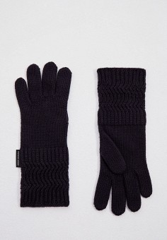 Перчатки, Armani Exchange, цвет: черный. Артикул: RTLAAO691601. Аксессуары / Перчатки и варежки