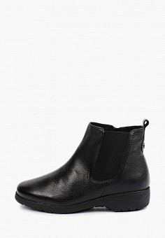 Ботинки, Caprice, цвет: черный. Артикул: RTLAAO776201. Обувь / Обувь с увеличенной полнотой