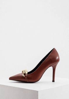 Туфли, Twinset Milano, цвет: коричневый. Артикул: RTLAAP439801. Premium / Обувь / Туфли / Лодочки