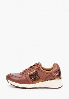 Кроссовки, Caprice, цвет: коричневый. Артикул: RTLAAP491901. Обувь / Обувь с увеличенной полнотой
