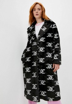 Шуба, Juicy Couture, цвет: черный. Артикул: RTLAAP652401. Одежда / Juicy Couture