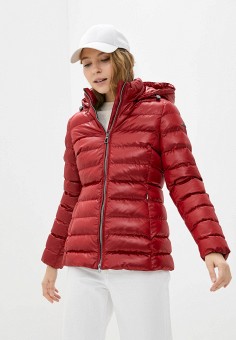 Куртка утепленная, Geox, цвет: красный. Артикул: RTLAAP758201. Одежда / Geox