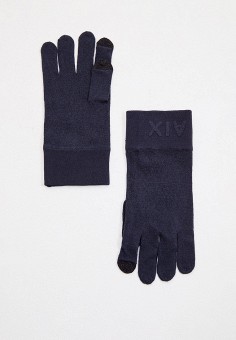 Перчатки, Armani Exchange, цвет: синий. Артикул: RTLAAP952101. Аксессуары / Перчатки и варежки