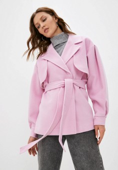 Полупальто, TrendyAngel, цвет: розовый. Артикул: RTLAAQ299301. Одежда / Верхняя одежда / TrendyAngel