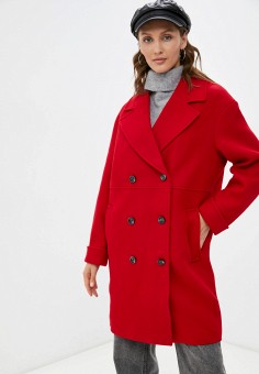 Пальто, TrendyAngel, цвет: красный. Артикул: RTLAAQ300801. Одежда / Верхняя одежда / TrendyAngel