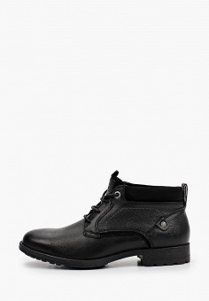 Ботинки, Jack & Jones, цвет: черный. Артикул: RTLAAQ408101. Обувь / Ботинки / Jack & Jones