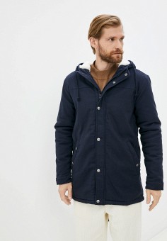 Парка, Only & Sons, цвет: синий. Артикул: RTLAAQ461501. Одежда / Верхняя одежда / Парки