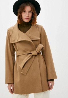 Пальто, French Connection, цвет: коричневый. Артикул: RTLAAQ514502. Одежда / French Connection