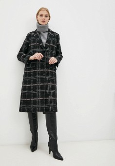Пальто, Karl Lagerfeld, цвет: черный. Артикул: RTLAAQ563501. Одежда / Верхняя одежда / Karl Lagerfeld