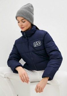 Куртка утепленная, Gap, цвет: синий. Артикул: RTLAAQ591401. Одежда / Верхняя одежда / Gap
