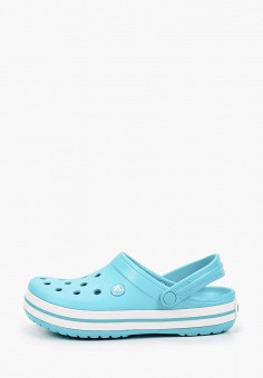 Сабо, Crocs, цвет: голубой. Артикул: RTLAAQ607701. Обувь / Сандалии