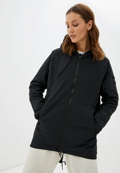 Куртка утепленная, Reebok, цвет: черный. Артикул: RTLAAQ646901. Одежда / Верхняя одежда / Reebok