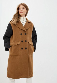 Пальто, Rinascimento, цвет: коричневый. Артикул: RTLAAQ654701. Rinascimento