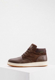 Ботинки, Polo Ralph Lauren, цвет: коричневый. Артикул: RTLAAQ734802. 