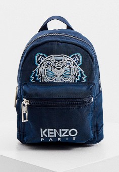 Рюкзак, Kenzo, цвет: синий. Артикул: RTLAAQ751301. Аксессуары / Kenzo