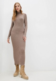 Платье, Pietro Brunelli Milano, цвет: коричневый. Артикул: RTLAAQ765001. Pietro Brunelli Milano