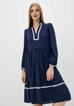 Платье, See by Chloe, цвет: синий. Артикул: RTLAAQ953001. 