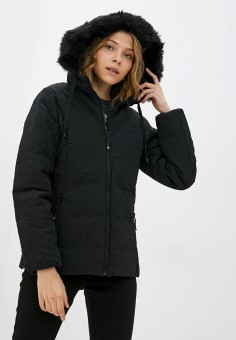 Куртка утепленная, Desigual, цвет: черный. Артикул: RTLAAR139001. Одежда / Desigual