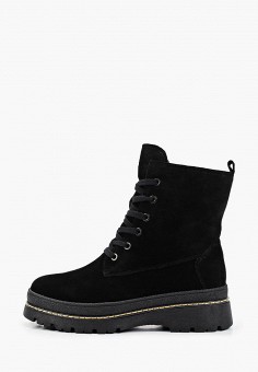 Ботинки, La Grandezza, цвет: черный. Артикул: RTLAAR205701. Обувь / Ботинки / Высокие ботинки / La Grandezza