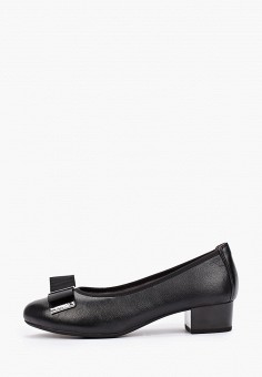 Туфли, Caprice, цвет: черный. Артикул: RTLAAR206001. Обувь / Обувь с увеличенной полнотой